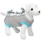 Biglo Pet Recovery Suit Grey - ubranko pooperacyjne dla psa, kota, szare
