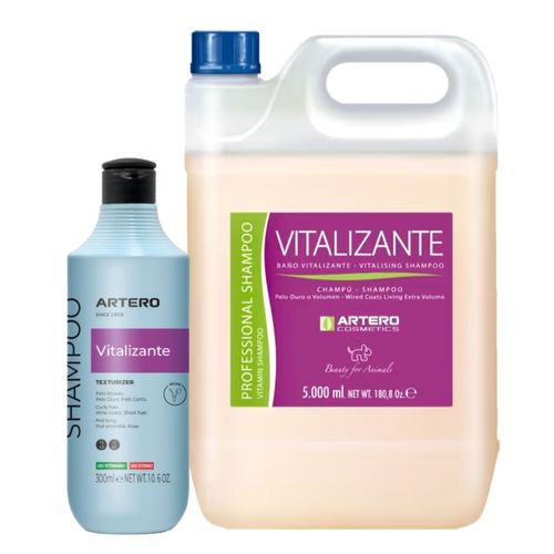Artero Vitalizante Volume Bath - szampon dla psów szorstkowłosych, dodający objętości