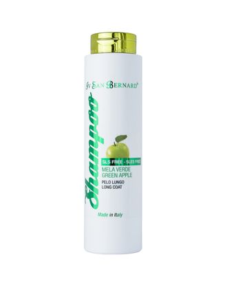Iv San Bernard SLS Free Green Apple Shampoo - szampon zielone jabłuszko dla psów i kotów długowłosych, bez SLS - 300ml