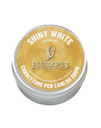 FluidoPet Shiny White Concealer 50ml - biały korektor w kremie do maskowania przebarwień na pyszczku, dla psów i kotów wystawowych