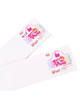 Kadock Paper - japoński papier ryżowy do papilotowania, papiloty dla psa, 100szt. - biały