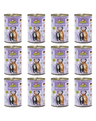 GranataPet DeliCatessen Duck &amp; Poultry - bezzbożowa mokra karma dla kota, kaczka i drób - 12x 400g