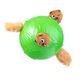 Nina Ottosson Dog Snuffle N' Treat Ball Level 2 - węchowa piłka na przysmaki dla psa, z 6 wiewiórkami, poziom 2, zielona