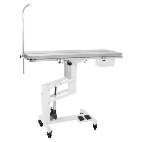 Blovi VT01 Veterinary Table 140x50cm - stół zabiegowy weterynaryjny, z regulowanym blatem V-top