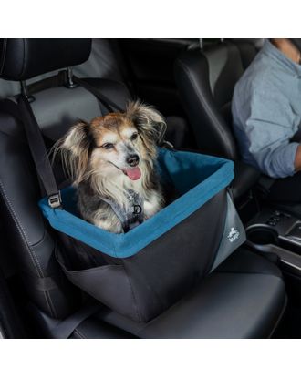 Kurgo Rover Booster Seat Black & Blue - fotelik dla psa do samochodu 30x40cm