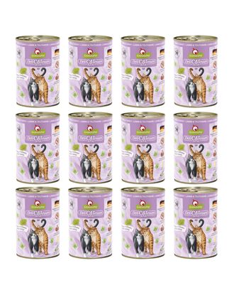 GranataPet DeliCatessen Lamb &amp; Turkey - bezzbożowa mokra karma dla kota, jagnięcina i indyk - 12x 400g