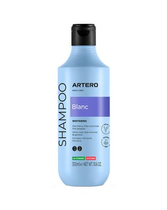 Artero Blanc Shampoo - szampon dla psa podkreślający kolor, do sierści białej, czarnej i srebrnej - 250ml