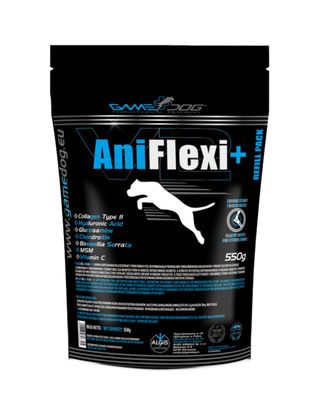 Game Dog AniFlexi+ Refil 550g - preparat wspomagający kości i stawy psów, uzupełnienie