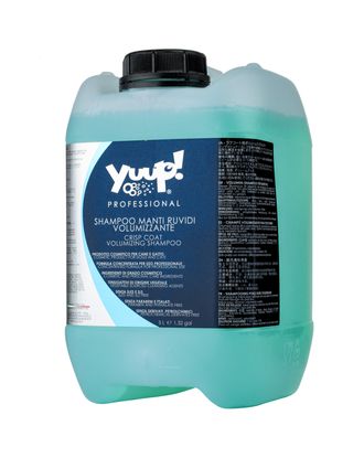 Yuup! Professional Crisp Coat & Volumizing Shampoo - szampon do sierści twardej i szorstkiej, zwiększający objętość, koncentrat 1:20 - 5L