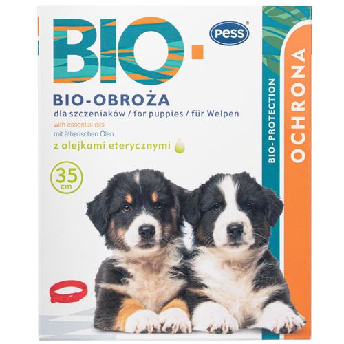 Pess Bio-Obroża Puppy 35cm - pielęgnacyjna obroża dla szczeniąt, z naturalnymi olejkami eterycznymi