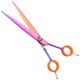 P&W ButterFly Bend Handle Scissors 8" - profesjonalne nożyczki groomerskie z wygodnym, giętym uchwytem, proste