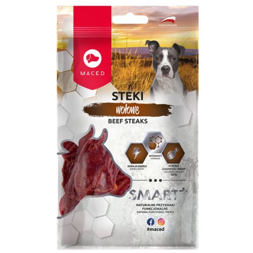 Maced Smart+ Beef Steaks 100g - przysmaki dla psa, steki wołowe