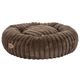 Biglo Cobe Donut Dark Brown - mięciutkie, puszyste i antystresowe legowisko dla psa, ciemny brąz
