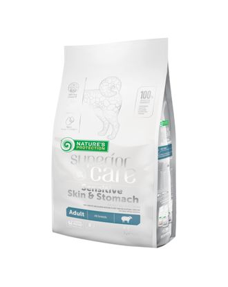 Nature's Protection Superior Care Sensitive Skin &amp; Stomach Adult All Breeds Lamb - karma dla wrażliwych psów wszystkich ras, z jagnięciną - 1,5kg