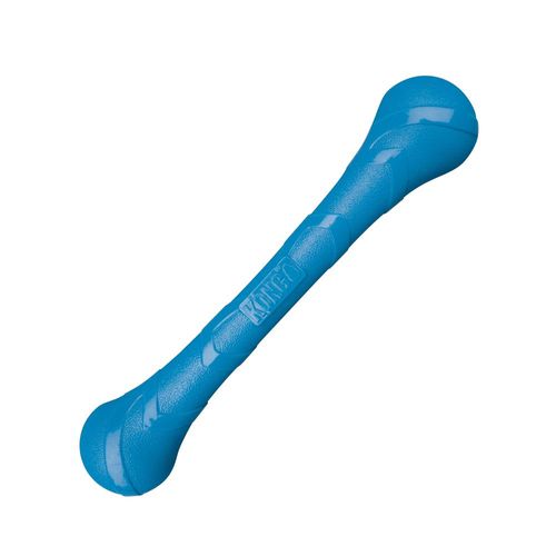 KONG SqueakStix M (33cm) - długi, bezpieczny patyk dla psa, z piszczałką, niebieski