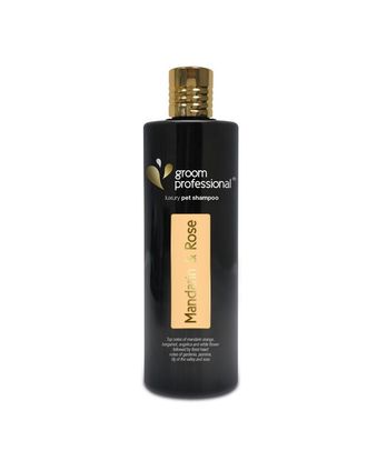 Groom Professional Mandarin & Rose Luxury Shampoo - luksusowy szampon z nutą mandarynki i kwiatów, do każdego typu sierści, koncentrat 1:20 - 450ml