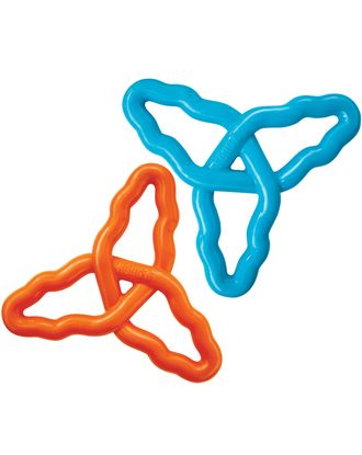 KONG Flyangle (L) - pływający aport dla psa, sprężysty, delikatny dla zębów