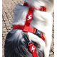 Dashi Solid Back Harness Red - regulowane szelki guard dla psa, czerwone