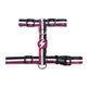 Dashi Stripes Purple & Black Back Harness - regulowane szelki guard dla psa, paski fioletowo-czarne