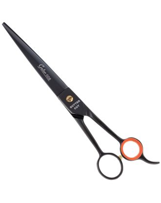 Geib Gator 008 Straight Scissors - profesjonalne nożyczki proste z japońskiej stali nierdzewnej z czarnym wykończeniem