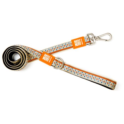Max&Molly Short Leash Ethnic - kolorowa smycz miejska dla psa, wzór etniczny, 120cm