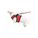 Doogy Air Mesh Harness - lekkie, przewiewne szelki dla psa, czerwono-czarne, rozmiar S