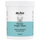 Mubo Pet Ear Finger Wipes 50szt. - jednorazowe czyściki do uszu psa i kota, nakładki na palec nasączone płynem czyszczącym