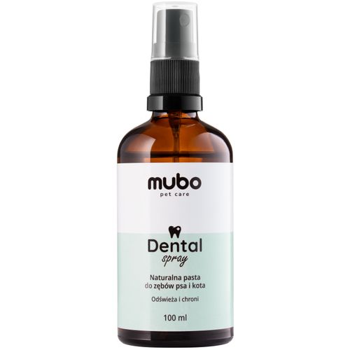 Mubo Dental Spray 100ml - naturalna pasta do zębów w sprayu dla psa i kota