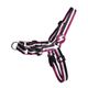 Dashi Stripes Purple & Black Front Harness - szelki norweskie dla psa, no-pull, paski fioletowo-czarne