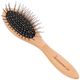 Groomer.dk De Luxe Silver Brush Small - owalna szczotka z metalowymi pinami, mała