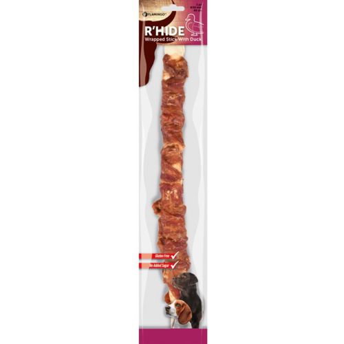 Flamingo R'Hide Wrapped Sticks L 40cm - przysmaki dla psa, pałeczki owinięte kaczką