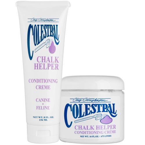 Chris Christensen Colestral Chalk Helper -  2w1: odżywka nawilżająca do sierści i podkład pod kredę
