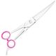 Geib Gator Left Curved Scissors - nożyczki groomerskie gięte, z japońskiej stali nierdzewnej, leworęczne