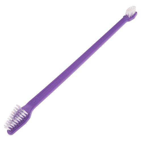 Pet Care by Groom Professional Dual Toothbrush 1 sztuka - dwustronna szczoteczka do higieny jamy ustnej zwierząt
