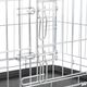Flamingo Keo Silver - metalowa klatka dla psa, S: 43x63x49cm