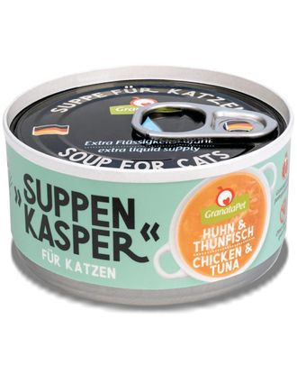 GranataPet Suppenkasper Chicken & Tuna - zupa dla kota, kurczak i tuńczyk