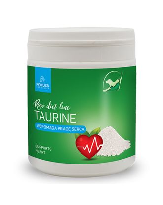 Pokusa RawDietLine Taurine - tauryna dla psa i kota, suplement wspomagający funkcjonowanie organizmu - 150g