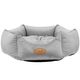 Blovi Bed Velur Love Light Grey L - eleganckie welurowe legowisko dla psa i kota, heksagon jasnoszary