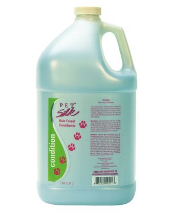 Pet Silk Rainforest Shampoo - nawilżający i odżywczy szampon do każdego typu sierści, o tropikalnym zapachu, koncentrat 1:16 - 3,8L