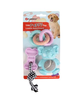 Flamingo Puppy Toys - zabawki dla szczeniaka