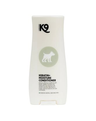 K9 Keratin+ Moist Conditioner - odżywka intensywnie nawilżająca sierść psa i kota, z keratyną, koncentrat 1:40 - 300ml