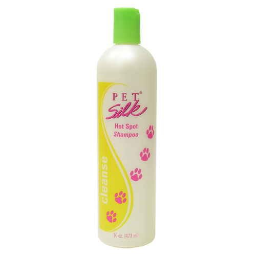 Pet Silk Hot Spot Shampoo 473ml - szampon leczniczy do skóry problematycznej psa i kota, koncentrat 1:16