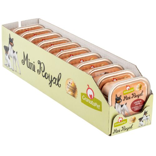 GranataPet Mini Royal Salmon & Turkey - bezzbożowa mokra karma dla psów małych ras, łosoś i indyk