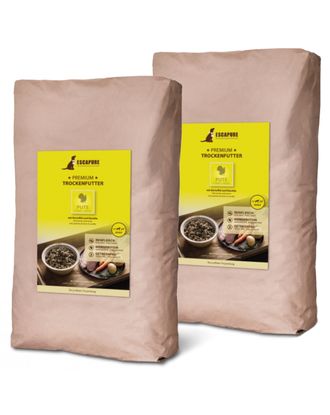 Escapure Premium Pute - wysokiej jakości karma dla psa, indyk wypiekany w piecu - 2x 12kg