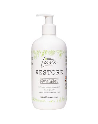 Groom Professional Luxe Restore Shampoo 350ml - odbudowujący szampon dla psa i kota, o zapachu smoczego owocu, koncentrat 1:30
