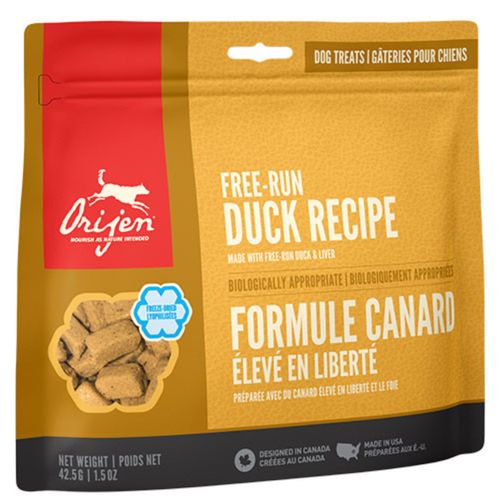 Orijen Free Run Duck Dog Treats 42,5g - bezzbożowe przysmaki dla psa, kaczka