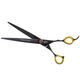P&W Black Widow Scissors 8" - profesjonalne nożyczki groomerskie, proste