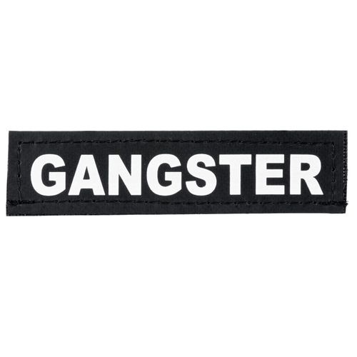 Record Gangster Patch XS - naszywka do szelek Julius K9, 2x8cm