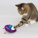 KONG Infused Cat Gyro - ruchoma kula na smakołyki dla kota, z pierścieniem do toczenia i popychania, z kocimiętką