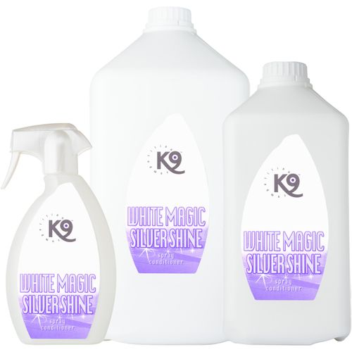 K9 Horse White Magic Silver Shine Spray - wielozadaniowa odżywka dla koni, do białej i srebrnej sierści